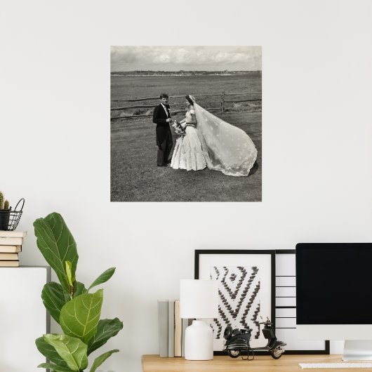 Kennedy Wedding Canvas Print Poster (Heimbüro)