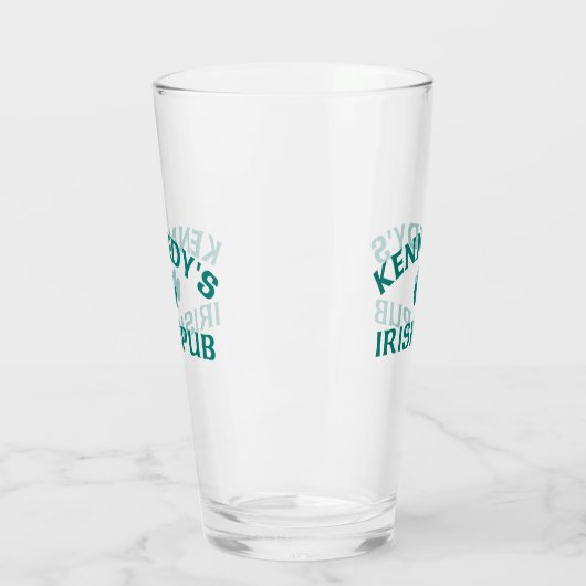 Kennedys irischer Pub Glas (Links)