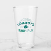 Kennedys irischer Pub Glas (Vorderseite)