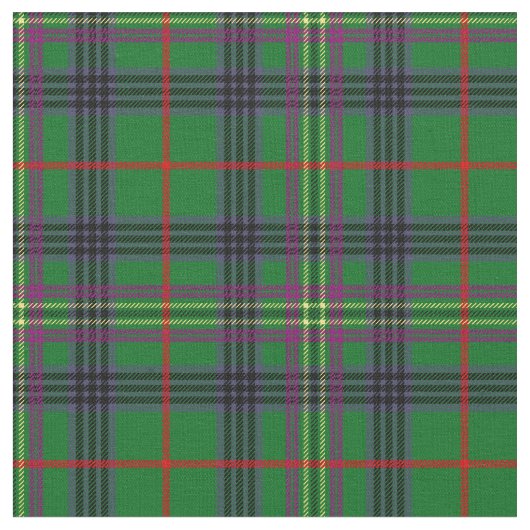 Kennedytartan-Druck Stoff (Nahaufnahme)