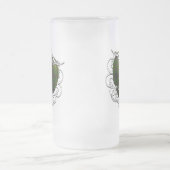 Kennedytartan-Herz Mattglas Bierglas (Mittel)