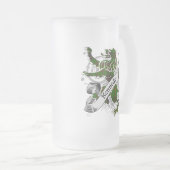 Kennedytartan-Löwe Mattglas Bierglas (VorderseiteRechts)