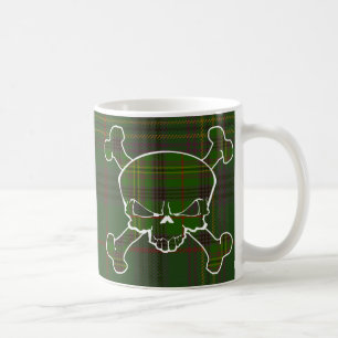 Kennedytartan-Schädel keine Fahne Kaffeetasse