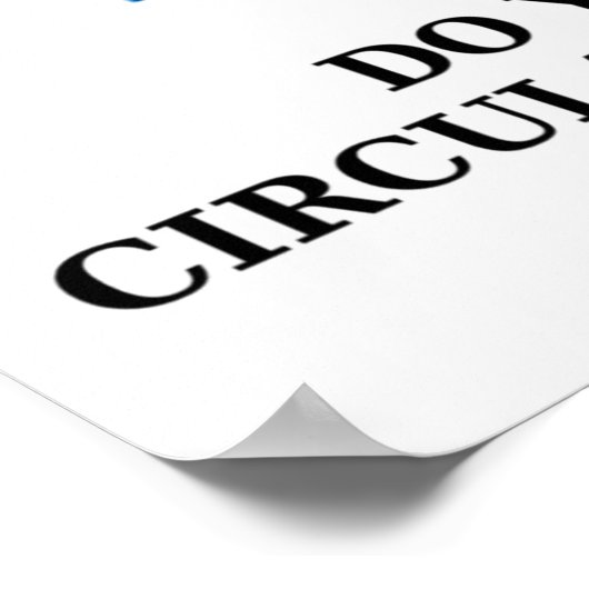 Kennen Sie den Kreislauf in der Makroökonomie? Poster (Ecke)