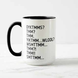 Kennen Sie den Muffin-Mann-Becher, DYKTMM, Muffin- Tasse