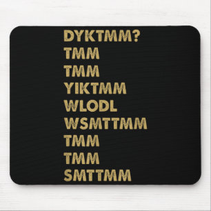 Kennen Sie den Muffin-Mann_ Dyktmm_ Lustige Nostal Mousepad