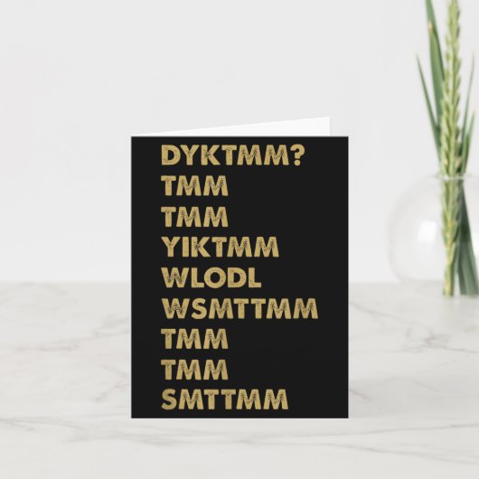 Kennen Sie den Muffin-Mann_ Dyktmm_ Lustiger Nosta Karte (Vorderseite)