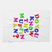 Kennen Sie den Muffin-Mann? Geschirrtuch (Horizontal)