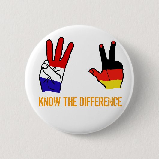 KENNEN SIE DEN UNTERSCHIED BUTTON (Vorderseite)