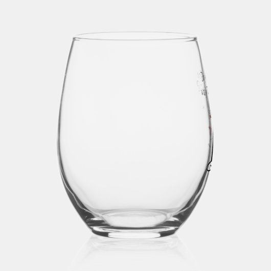 Kennen Sie den Weg nach Cabernet? Weinpuppe Weinglas Ohne Stiel (Rechts)