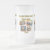 Kennen Sie diese Dinge? Ich schon! – Retro Mattglas Bierglas (Mittel)