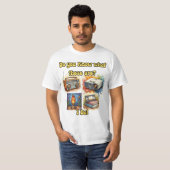 Kennen Sie diese Dinge? Ich schon! – Retro Nostalg T-Shirt (Vorne ganz)