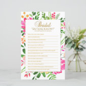 Kennen Sie Duschspiele, Brautparty Game? (Stehend Vorderseite)