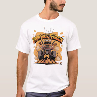 Kennen Sie Ihr Gelände Orange Monster Truck Off Ro T-Shirt