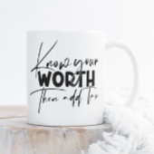 Kennen Sie Ihr Motivierend Zitat Kaffeetasse