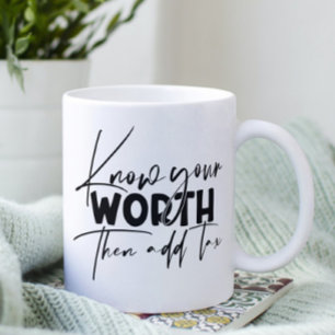 Kennen Sie Ihr Motivierend Zitat Kaffeetasse