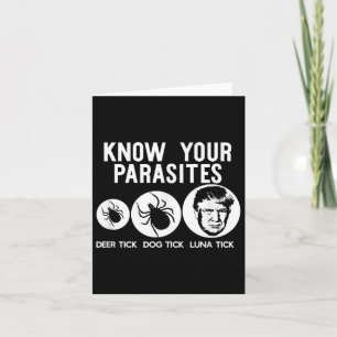 Kennen Sie Ihr Parasiten Anti-Trump Resist T Shirt Karte