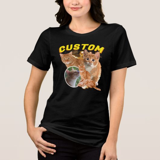 KENNEN SIE IHRE EIGENE Bootleg-Idee hier, Bootleg- Tri-Blend Shirt (Vorderseite)