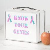 Kennen Sie Ihre Gene u. BRCA HBOC Metall Brotdose (Beispiel)