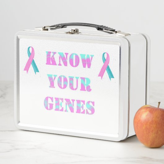 Kennen Sie Ihre Gene u. BRCA HBOC Metall Brotdose (Beispiel)