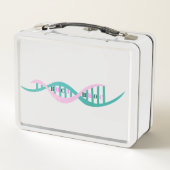 Kennen Sie Ihre Gene u. BRCA HBOC Metall Brotdose (Rückseite)