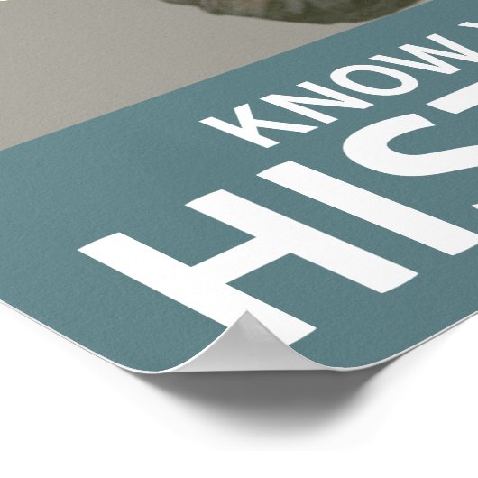 Kennen Sie Ihre Geschichte! Poster (Ecke)