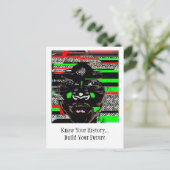 Kennen Sie Ihre Geschichte Postkarte (Stehend Vorderseite)