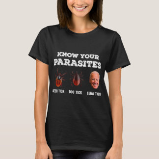 Kennen Sie Ihre Parasiten Anti Joe Biden T-Shirt