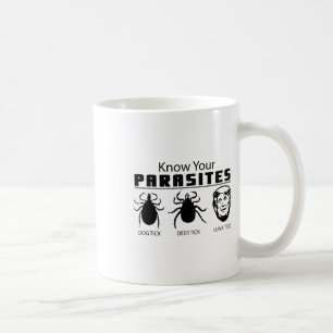 Kennen Sie Ihre Parasiten Anti-Trump Af Resist Fun Kaffeetasse
