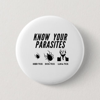 Kennen Sie Ihre Parasiten - Anti-Trump-T - Shirt - Button