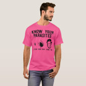 Kennen Sie Ihre Parasiten Hirsch Tick Hund Tick Lu T-Shirt (Vorne ganz)