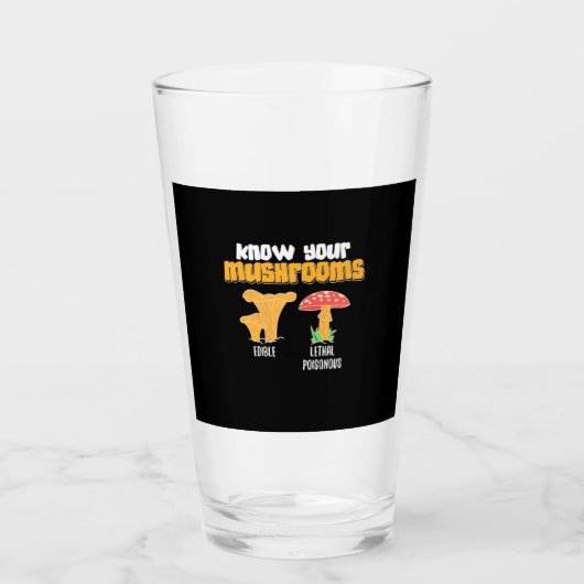 Kennen Sie Ihre Pilze Glas (Vorderseite)