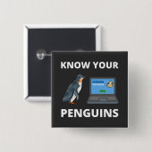 Kennen Sie Ihre Pinguine Button (Vorne & Hinten)