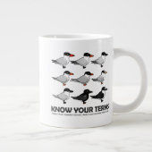 Kennen Sie Ihre Seeschwalben Jumbo-Tasse (Rechts)