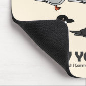 Kennen Sie Ihre Seeschwalben Mousepad (Ecke)