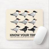 Kennen Sie Ihre Seeschwalben Mousepad (Mit Mouse)