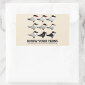 Kennen Sie Ihre Terns Rechteckiger Aufkleber (Tasche)