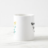 KENNEN SIE IHRE WERTVOLLKEIT, BLUME DESIGN COFFE T KAFFEETASSE (Mittel)