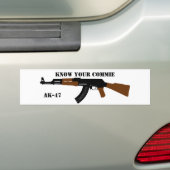 Kennen Sie Ihren Commie AK-47Autoaufkleber Autoaufkleber (Auf Auto)
