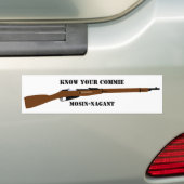 Kennen Sie Ihren Commie Mosin-Nagant Autoaufkleber (Auf Auto)