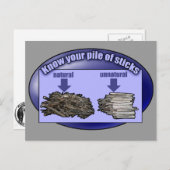 Kennen Sie Ihren Haufen Stöcke - Postkarte (Vorne/Hinten)