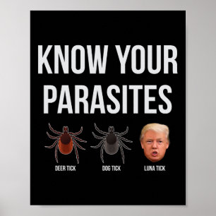 Kennen Sie Ihren Parasiten-Dump Präsident Trump Pa Poster