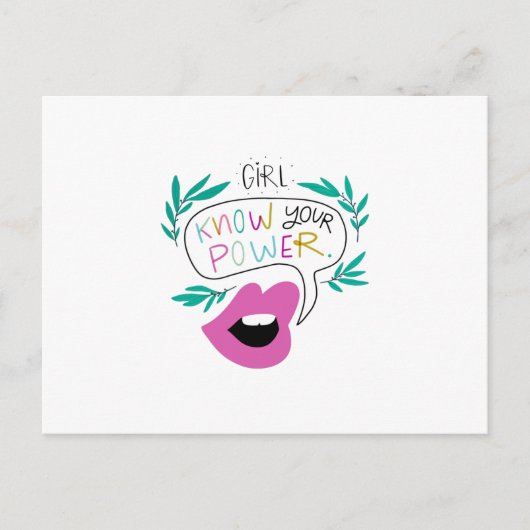 Kennen Sie Ihren Power Postkarte (Vorderseite)