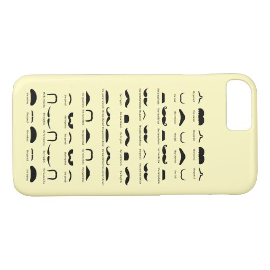 Kennen Sie Ihren Schnurrbart? Gelb Case-Mate iPhone Hülle (Rückseite (Horizontal))