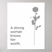 Kennen Sie Ihren Wert Poster (Vorne)