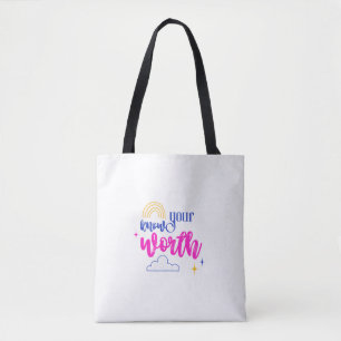 Kennen Sie Ihren Wert Tasche