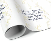 Kennen Sie sich selbst - Motivierend Angebot für S Geschenkpapier (Rolleneckpunkt)