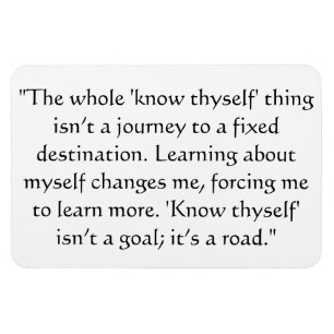 Kennen Sie Thyself Magnet