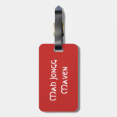 Kenner-Gepäckanhänger Milliamperestunde Jongg Gepäckanhänger (Rückseite vertikal)