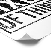 Kenner von Sachen Reparierer von Dingen Handwerker Poster (Ecke)